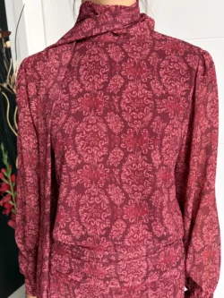 Blusa Gasa Granate Lazos - Imagen 8