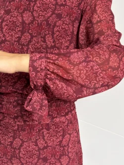 Blusa Gasa Granate Lazos - Imagen 9