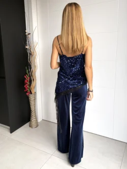 Pantalón Terciopelo Azul Marino - Imagen 6