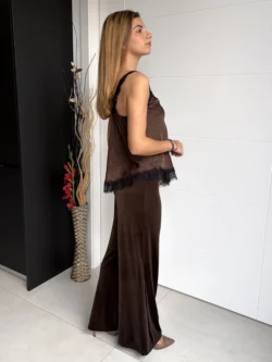 Pantalón Terciopelo Marrón Chocolate - Imagen 4