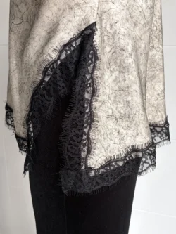 Top Raso Encaje Crudo - Imagen 7