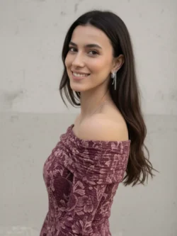 Vestido Tul Largo Adela Escote Bardot - Imagen 6