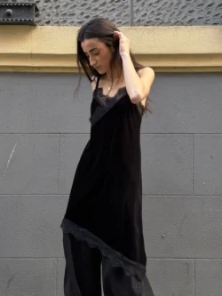 Top Lencero Negro con Encaje - Imagen 3