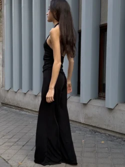 Pantalón Lurex Negro con Brillo - Imagen 2