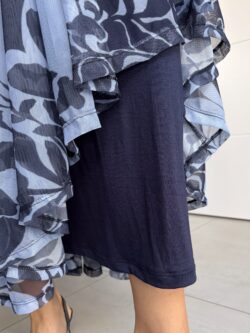 Vestido Largo de Tul en Tonos Marinos - Imagen 10