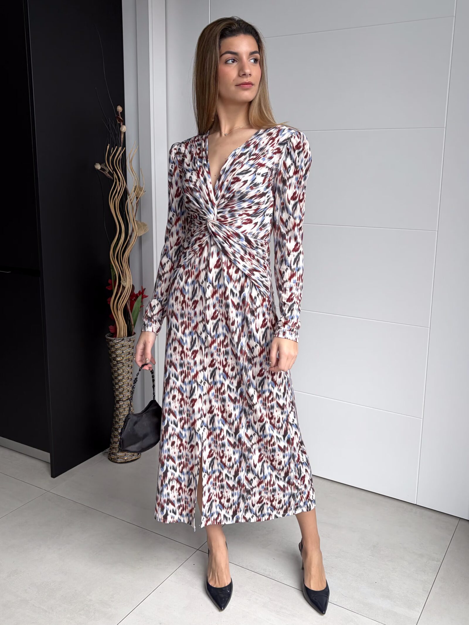 Vestido Largo Estampado Aurora