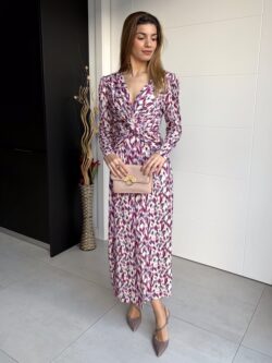 Vestido Largo Estampado Buganvilla - Imagen 4