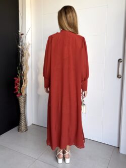 Kimono Largo Gasa Teja Oscuro - Imagen 5