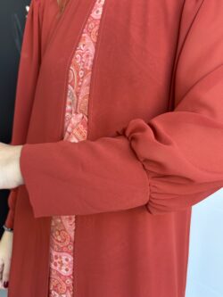 Kimono Largo Gasa Teja Oscuro - Imagen 7