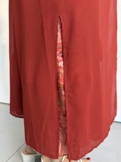 Kimono Largo Gasa Teja Oscuro - Imagen 9