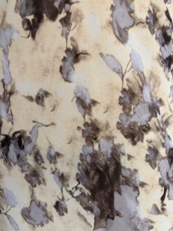 Vestido Largo Palabra de Honor Floral Vainilla - Imagen 7