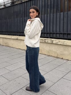 Vaquero Recto Azul Medio de Tiro Alto - Imagen 5