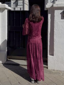 Falda Midi Trentino Frambuesa - Imagen 3