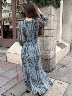 Falda Midi Trentino Verde Salvia - Imagen 3