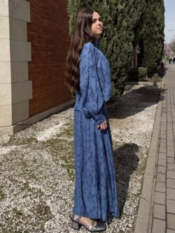 Falda Larga Arándano Bordada - Imagen 4