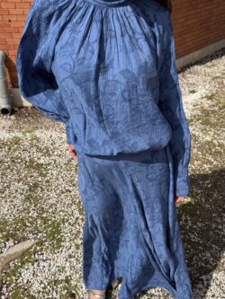 Falda Larga Arándano Bordada - Imagen 2