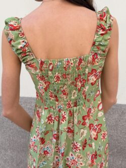 Vestido Midi Tirantes Oliva Silvestre - Imagen 8