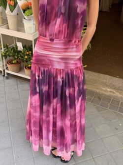 Vestido Tul Halter Frambuesa Silvestre - Imagen 5
