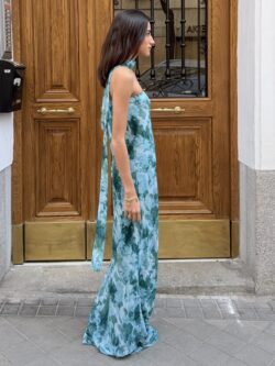 Vestido Largo Palabra de Honor Posidonia - Imagen 5