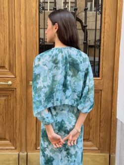 Vestido Largo Palabra de Honor Posidonia - Imagen 6