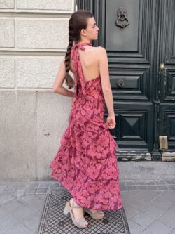 Blusa Halter Estampada Peonía - Imagen 5