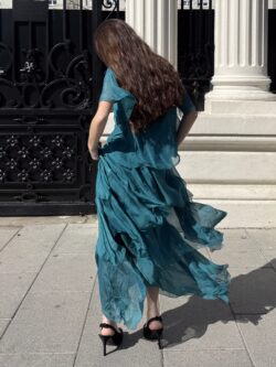 Vestido Largo de Seda Laguna - Imagen 4