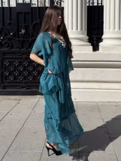 Vestido Largo de Seda Laguna - Imagen 6