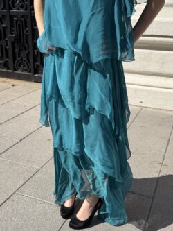 Vestido Largo de Seda Laguna - Imagen 7