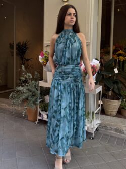 Vestido Tul Halter Posidonia