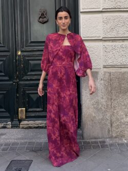 Sobrecapa Gasa Coral Frambuesa