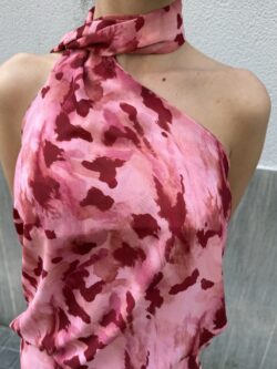 Blusa Halter Arilo Grosella - Imagen 4