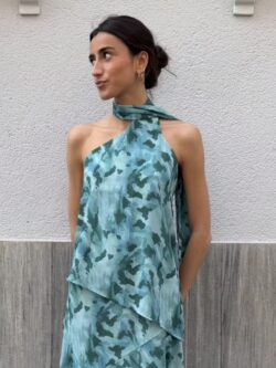 Blusa Halter Arilo Posidonia