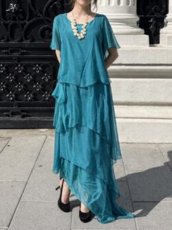 Vestido Largo de Seda Laguna - Imagen 2