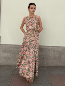 Vestido Largo Giardino Cipria - Imagen 4
