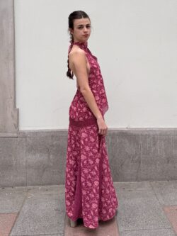Falda Larga Grosella Roja - Imagen 2