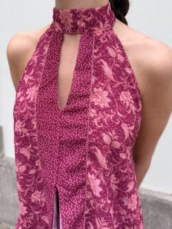 Blusa Halter Grosella Roja - Imagen 2
