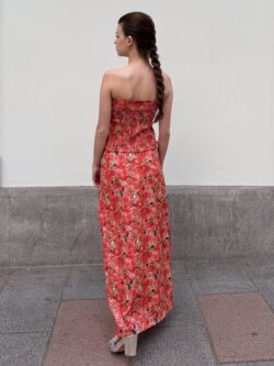 Falda Midi Amapola Estampada - Imagen 3