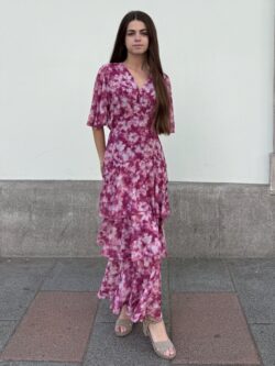 Vestido Largo Frambuesa Nube - Imagen 5