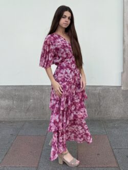 Vestido Largo Frambuesa Nube - Imagen 4