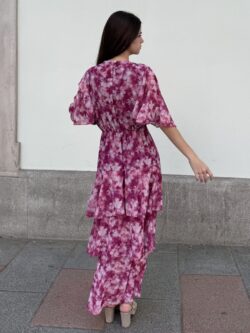 Vestido Largo Frambuesa Nube - Imagen 3