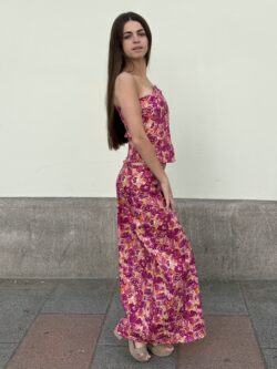 Falda Midi Camelia Estampada - Imagen 5
