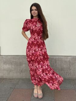 Vestido Midi Escote Gota Estampado Pasión - Imagen 2