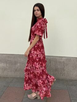 Vestido Midi Escote Gota Estampado Pasión - Imagen 3