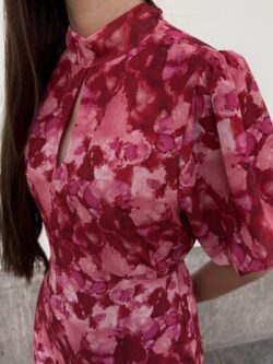 Vestido Midi Escote Gota Estampado Pasión - Imagen 7