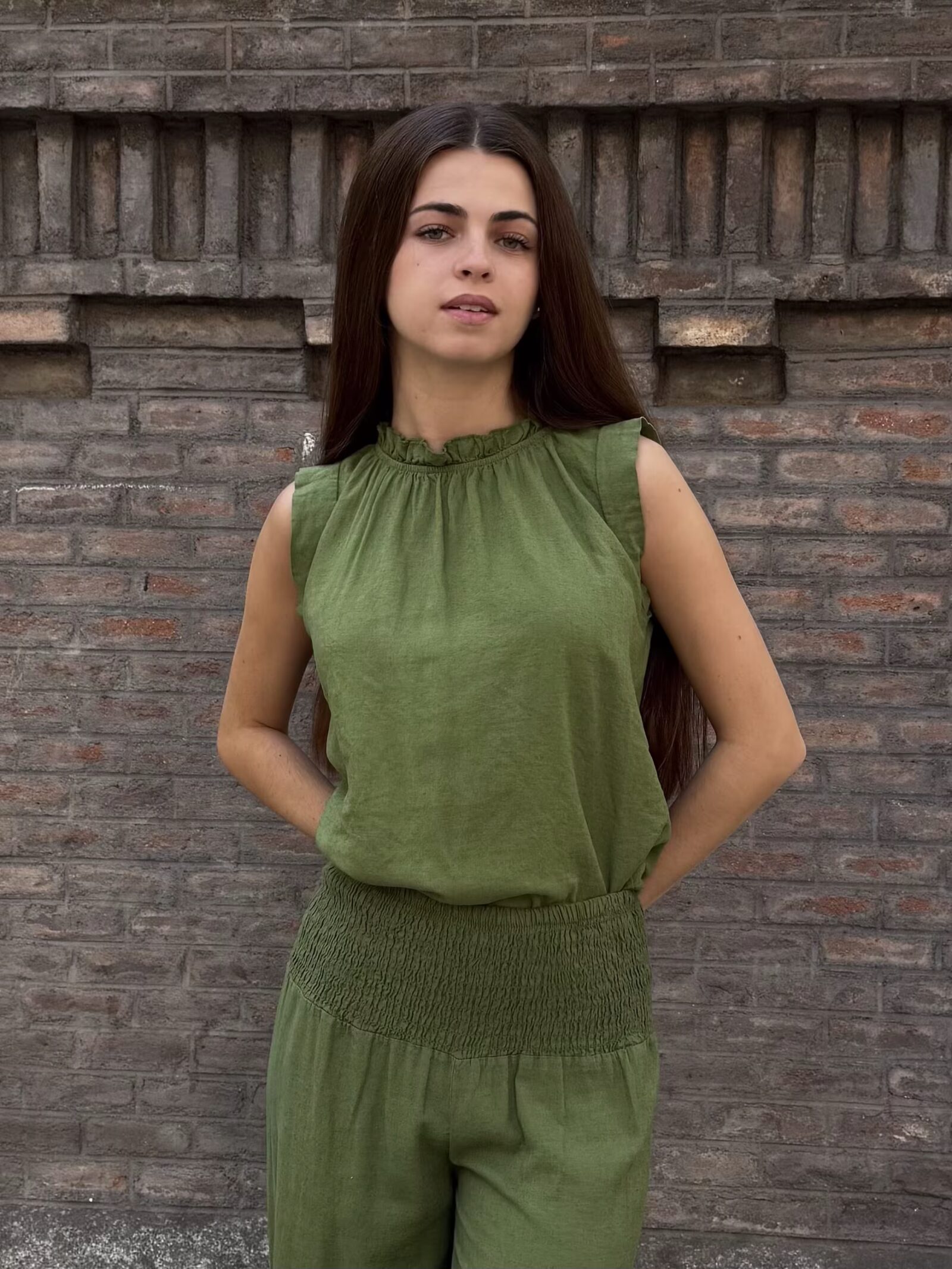 Top Essenza Verde Caqui