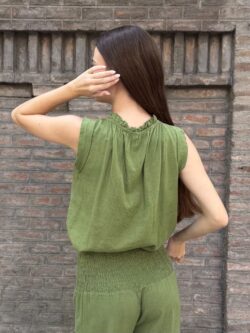 Top Essenza Verde Caqui - Imagen 4
