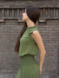 Top Essenza Verde Caqui - Imagen 3
