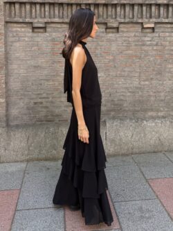 Falda Larga Volantes Ónix - Imagen 3