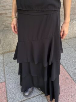 Falda Larga Volantes Ónix - Imagen 2