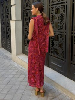 Vestido Venezia Buganvilla Notturno - Imagen 3